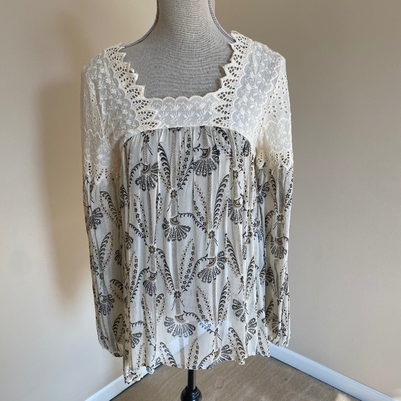 Anthropologie Tops - NWT Anthropologie by Floreat Cantata Peasant Blouse Size 4
